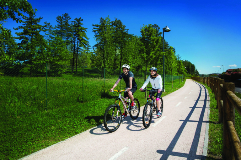 Pista ciclabile di Calusco d'adda con i.idro drain